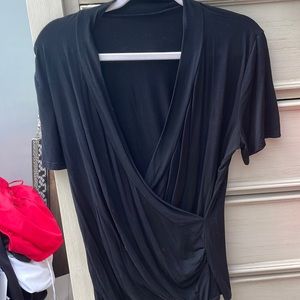 Black crossover top